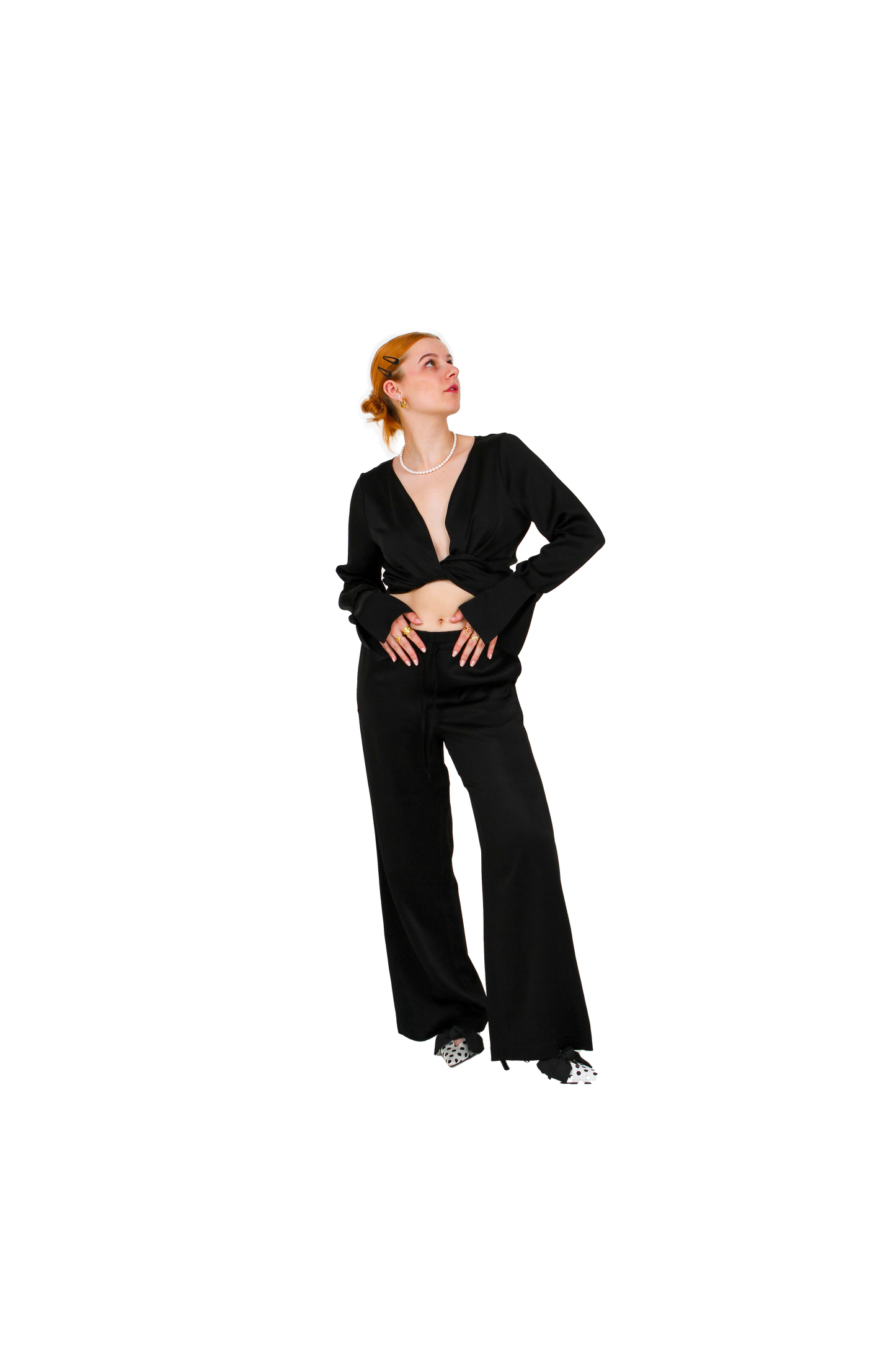 TRIANGLE pants black