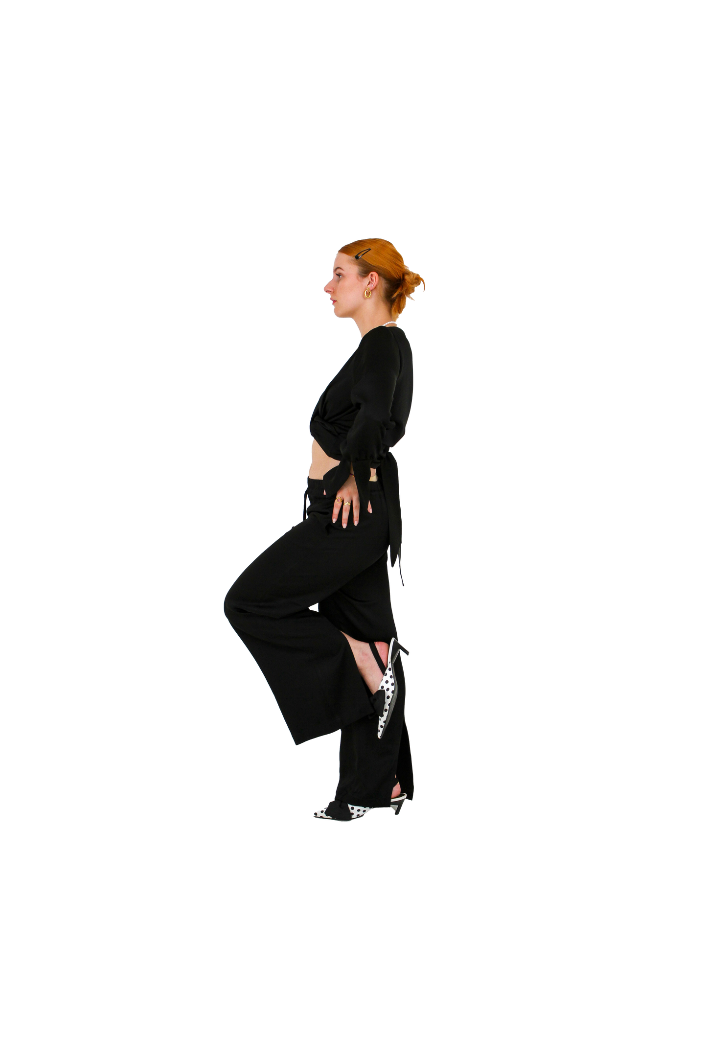TRIANGLE pants black