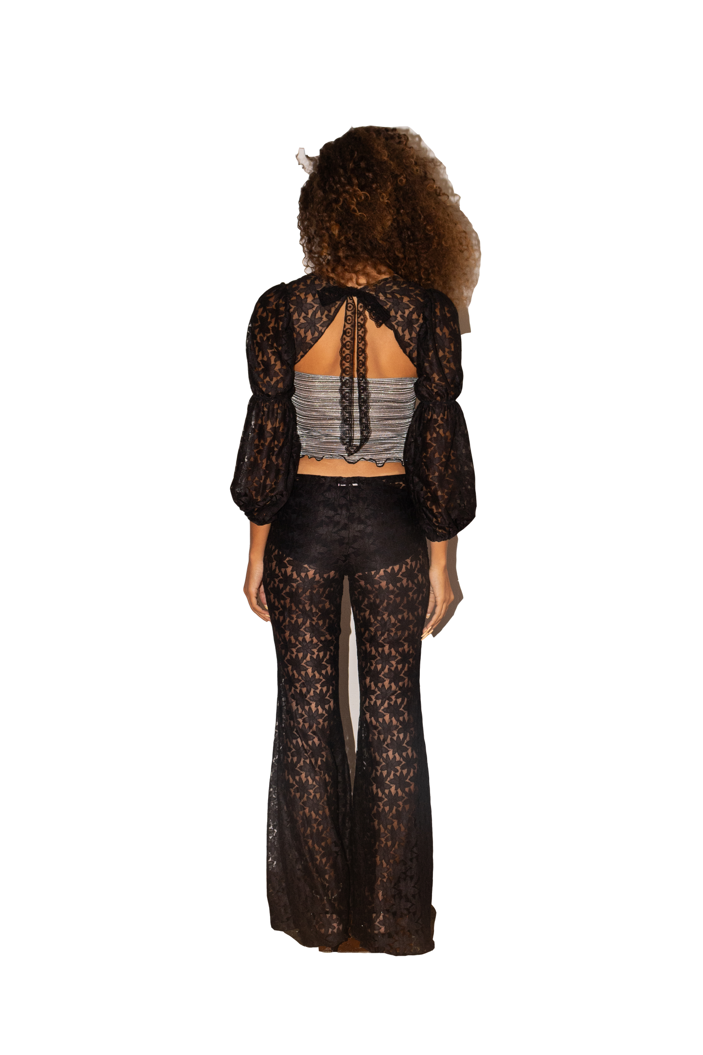 POPPING THE NIGHT flared pants