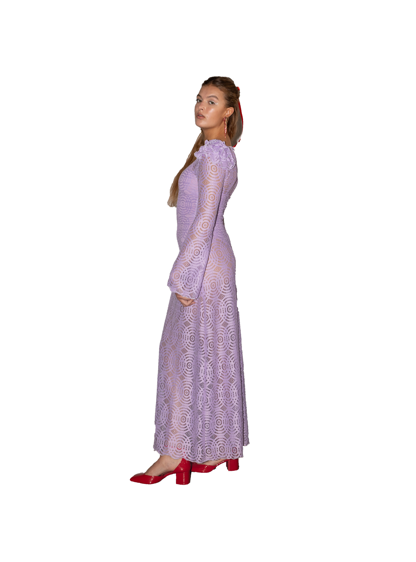 LACE DANCING dress lilac