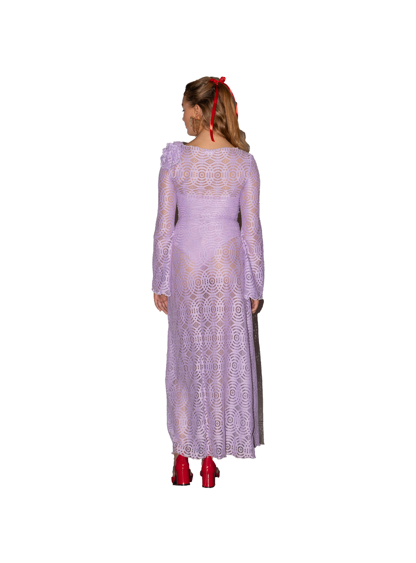 LACE DANCING dress lilac