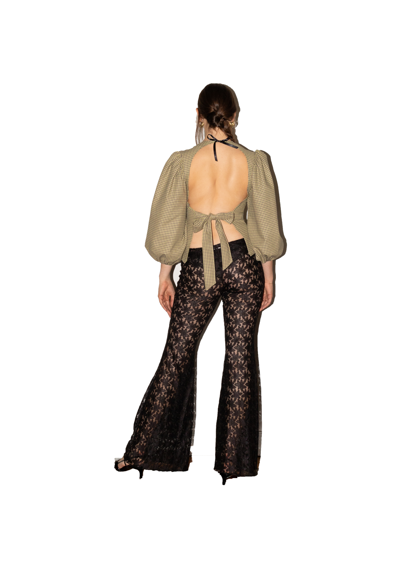 POPPING THE NIGHT flared pants