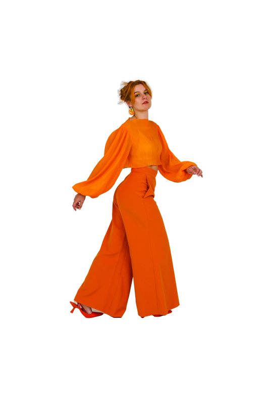 ART blouse orange