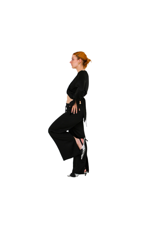 TRIANGLE pants black